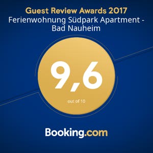Auszeichnung Guest Review Award 9.6